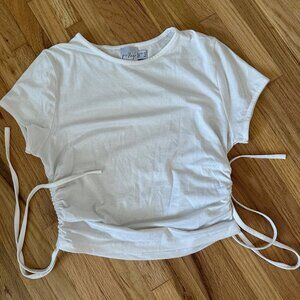 Princess Polly White Crop Top